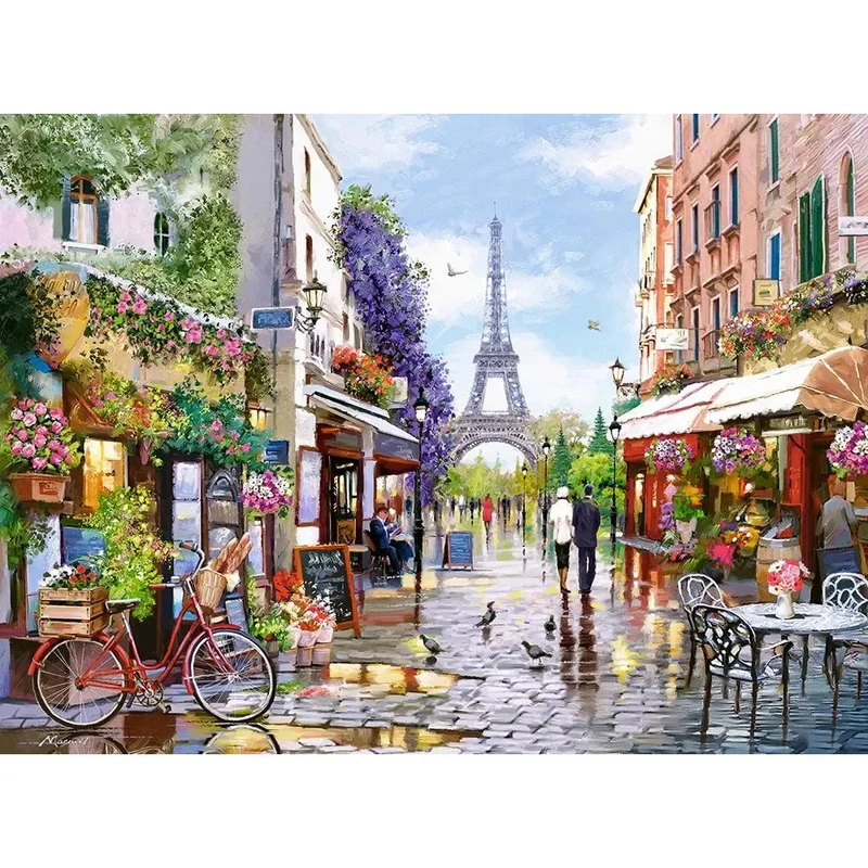 Castorland 3000-Pieces Flowering Paris Puzzle