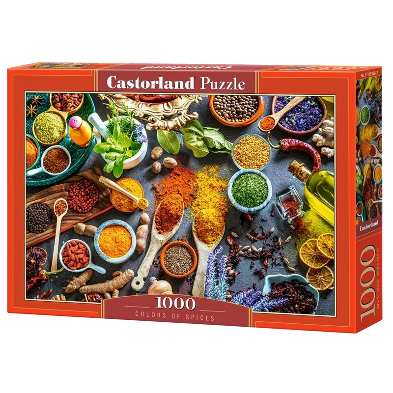 Castorland 1000-Pieces Colors of Spices Puzzle
