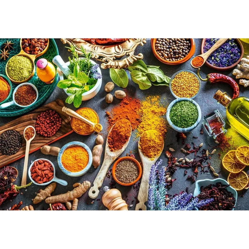 Castorland 1000-Pieces Colors of Spices Puzzle