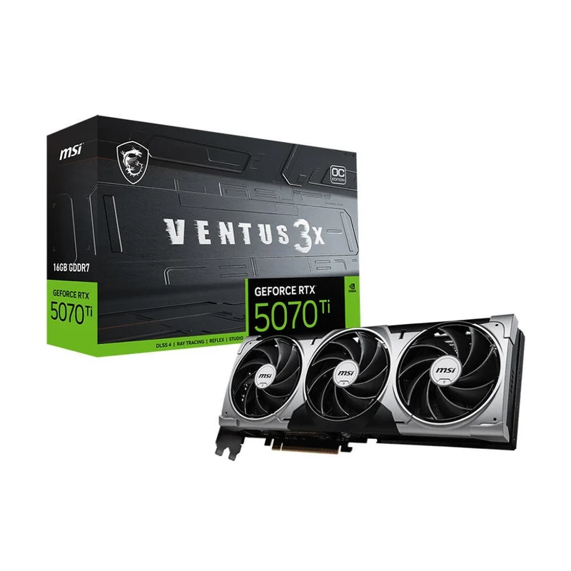 MSI GeForce RTX 5070 Ti 16G Ventus 3X OC Graphics Card