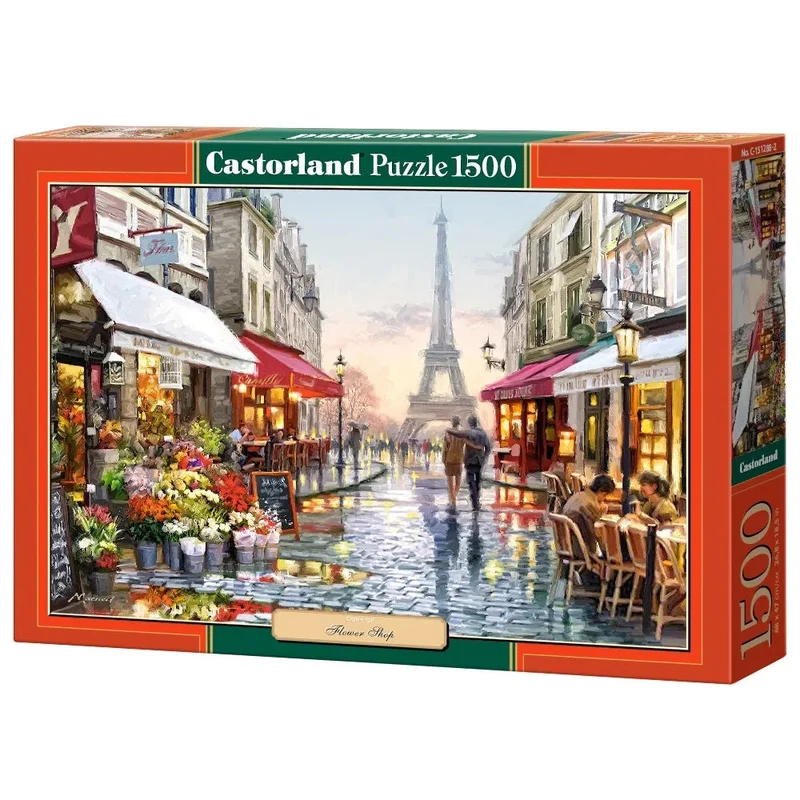 Castorland 1500-Pieces Flower Shop Puzzle