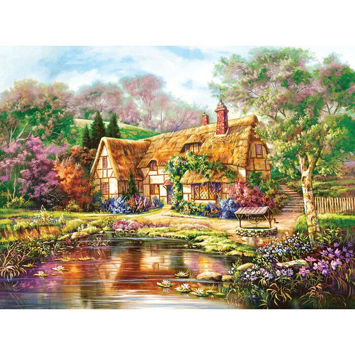 Castorland 3000-Pieces Twilight At Woodgreen Puzzle