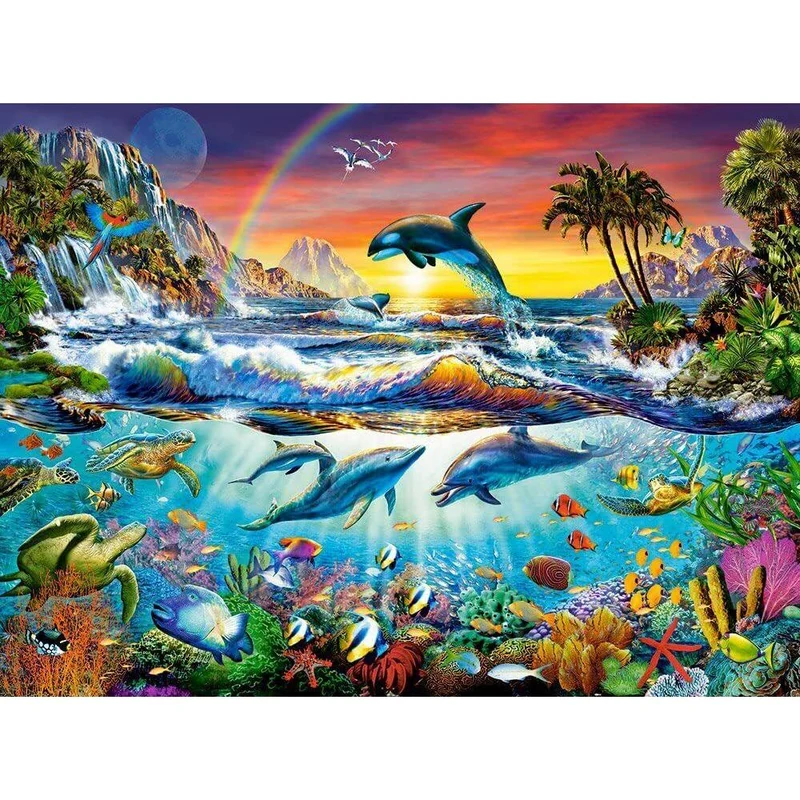 Castorland 3000-Pieces Paradise Cove Puzzle