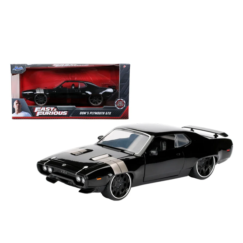 Jada 1:24 Scale Fast & Furious 8 Dom's 1972 Plymouth GTX Diecast Car Model