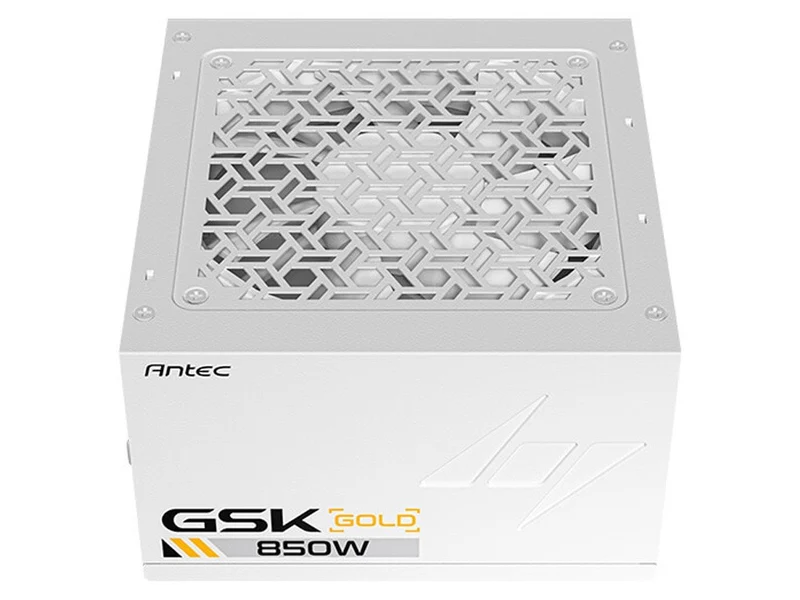 Antec GSK850 V2 850W 80+ Gold Fully Modular ATX 3.1 Power Supply - White