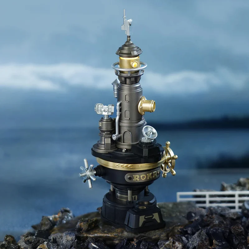 Robotime Industrial City Navi Lighthouse