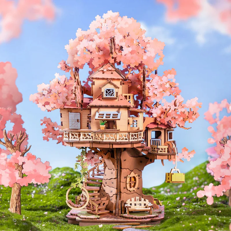 DIY Sakura Tree House