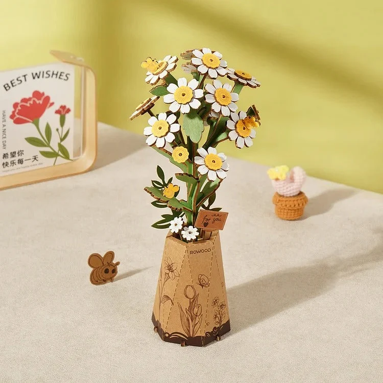 Robotime Wood Bloom Chamomile