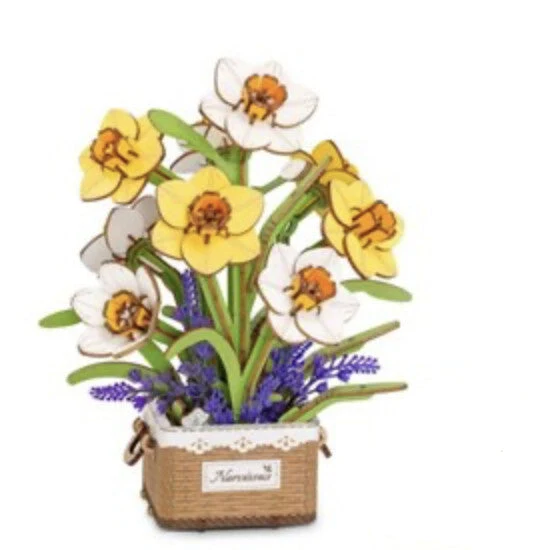 Robotime Wood Bloom Narcissus (Daffodil)