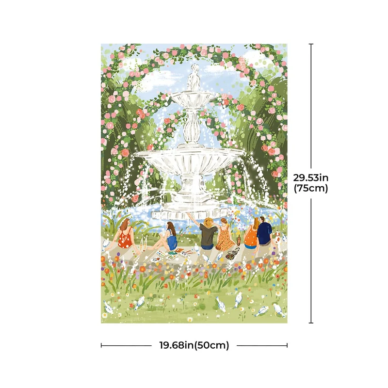 Robotime 1000-Pieces Spring Fountain Puzzle