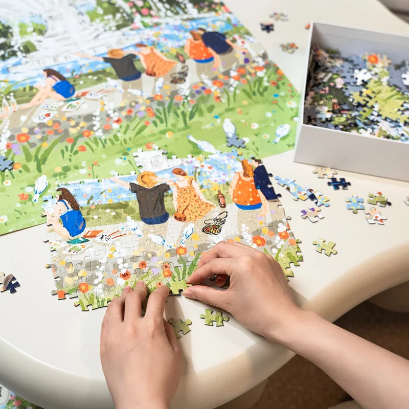 Robotime 1000-Pieces Spring Fountain Puzzle