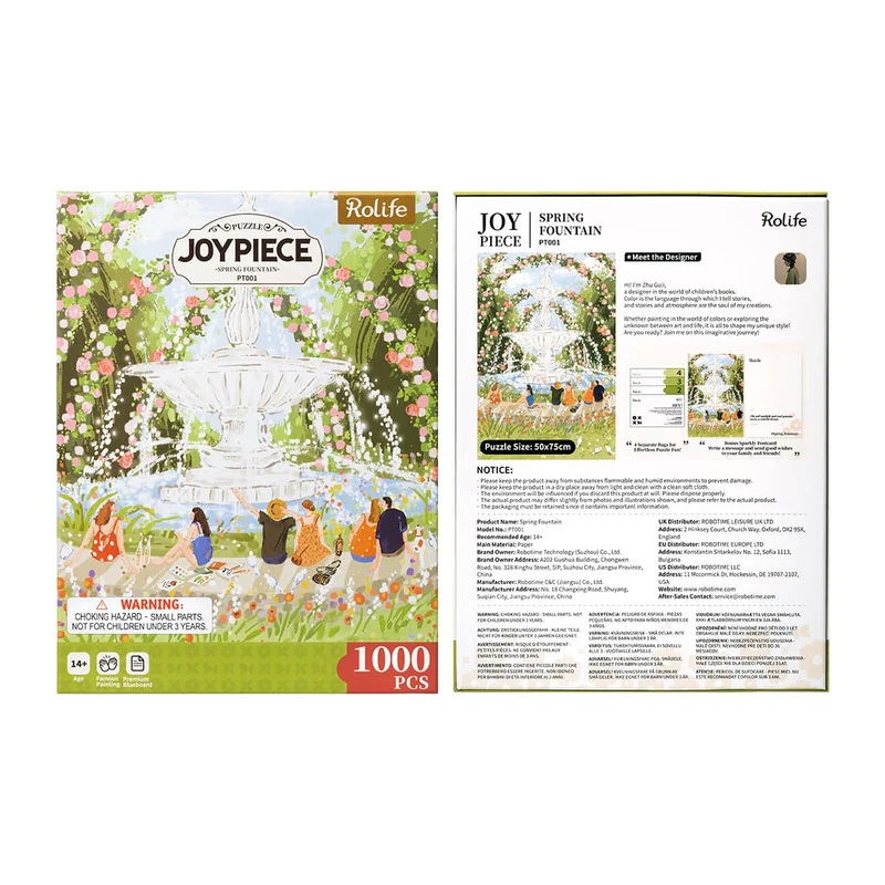 Robotime 1000-Pieces Spring Fountain Puzzle