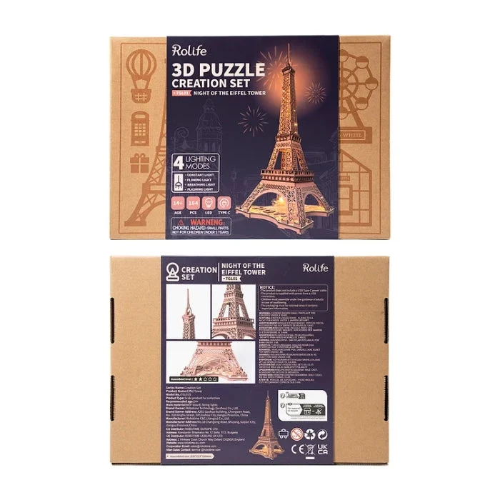 Robotime DIY Night Of The Eiffel Tower