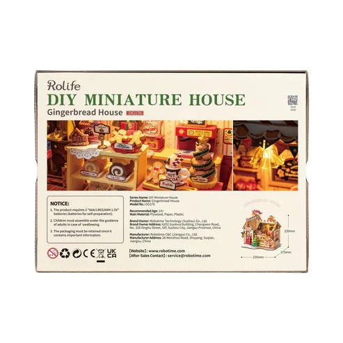 Robotime DIY Mini House Gingerbread House