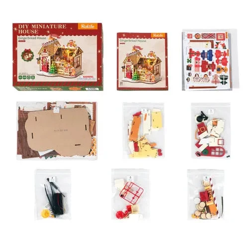 Robotime DIY Mini House Gingerbread House