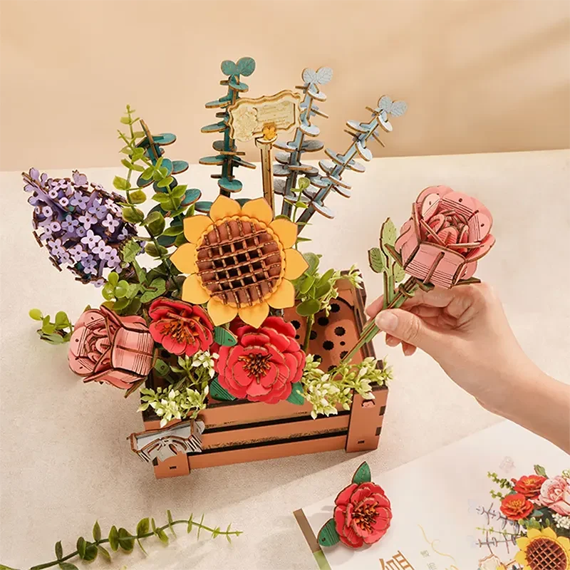 Robotime Wood Bloom Box