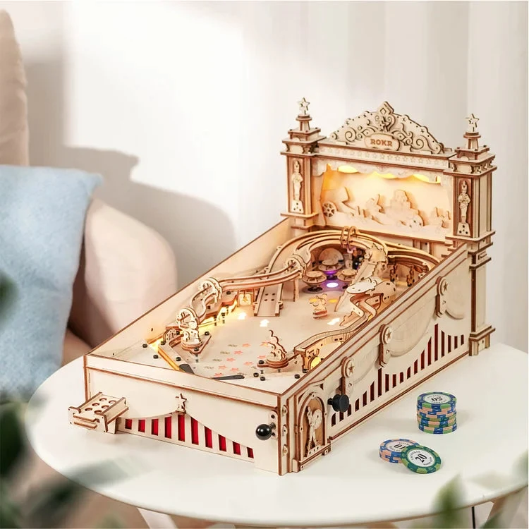 Robotime ROKR Models 3D Pinball Machine