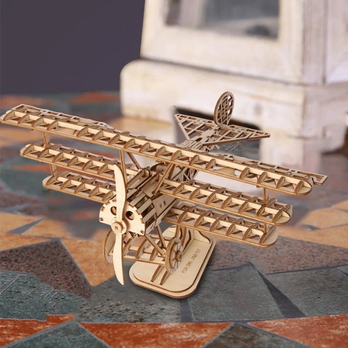 Robotime Classical 3D Wooden Airplane