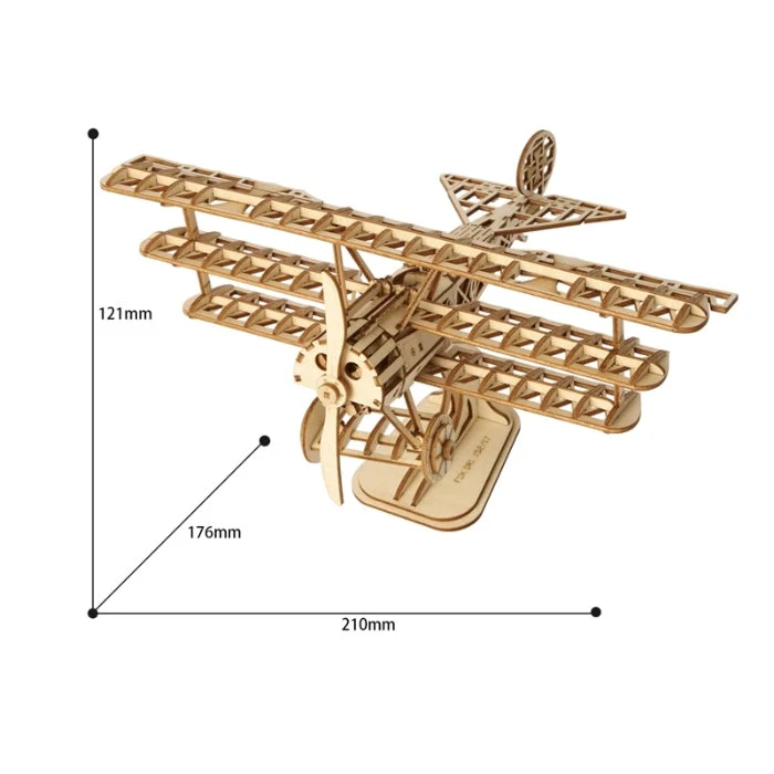 Robotime Classical 3D Wooden Airplane