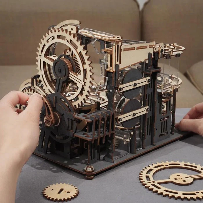 Robotime Marble Run Marble Night City