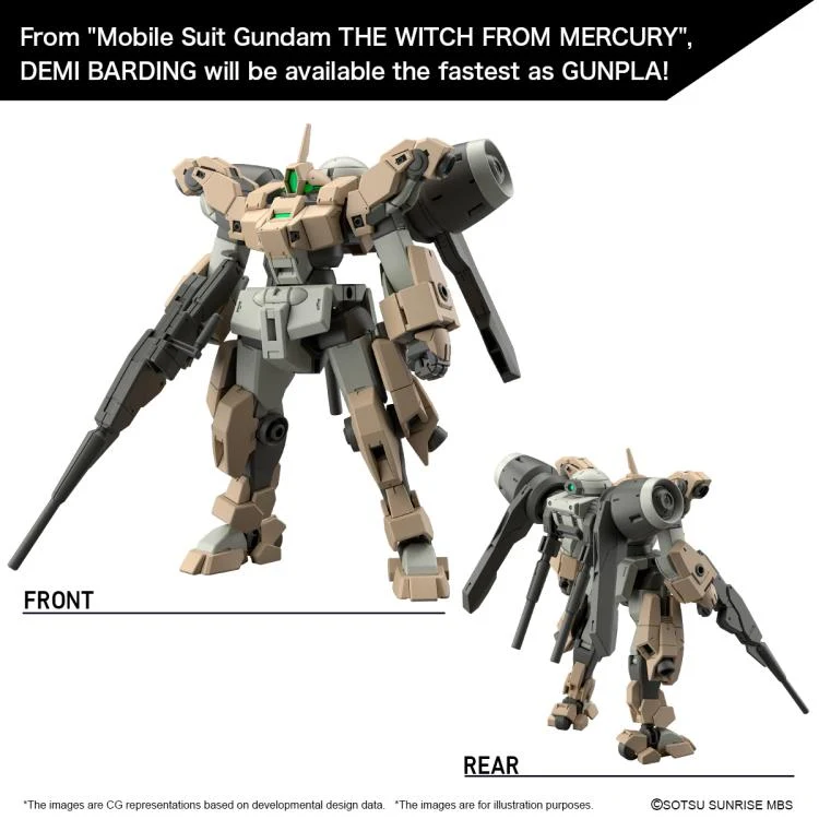 Bandai 1/144 Hg Demi Barding