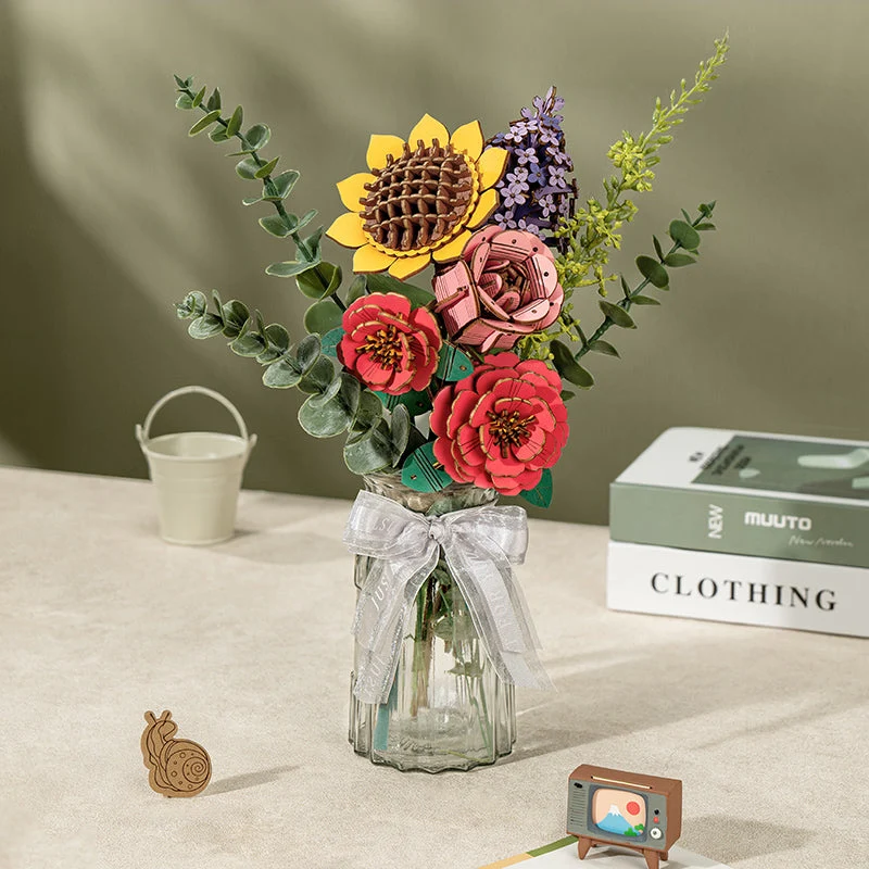 Robotime Wood Bloom Sunflower