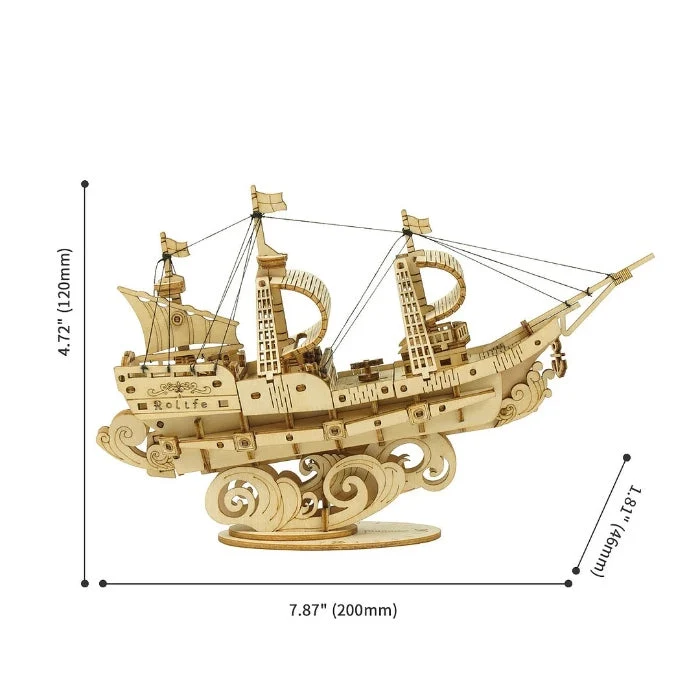 Robotime Classical 3D Wooden Sailing Ship