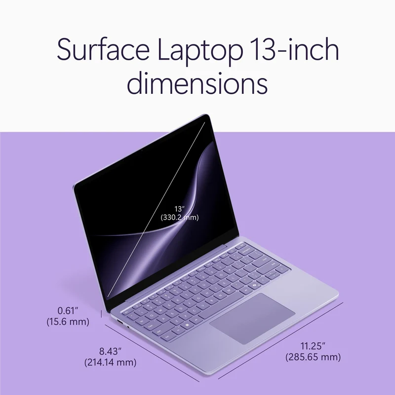 Microsoft Surface Laptop 13-inch Snapdragon X2 Plus 256GB/16GB (Violet)