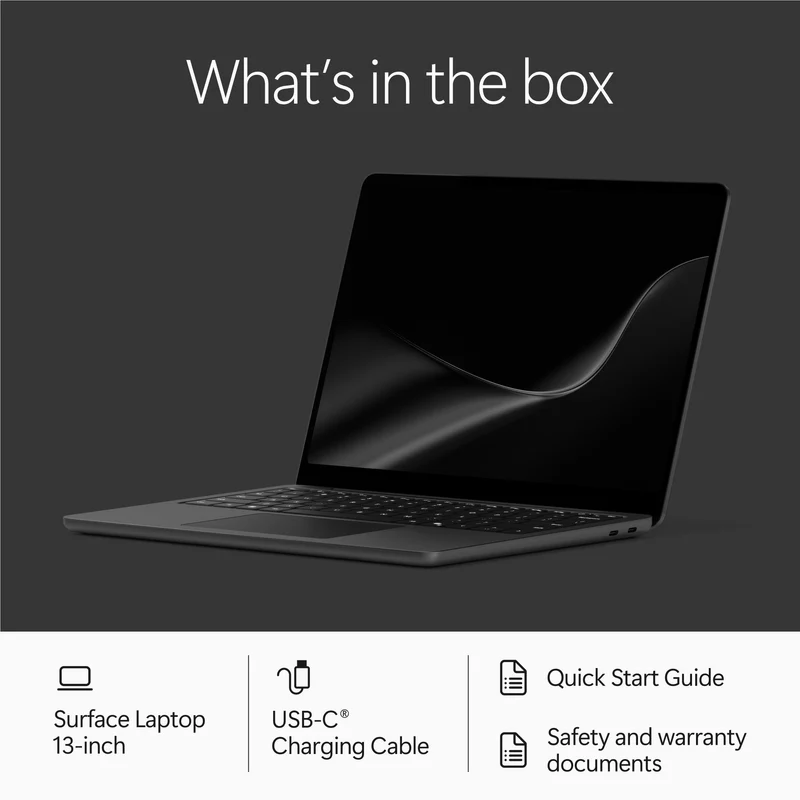 Microsoft Surface Laptop 13-inch Snapdragon X2 Plus 256GB/16GB (Black)