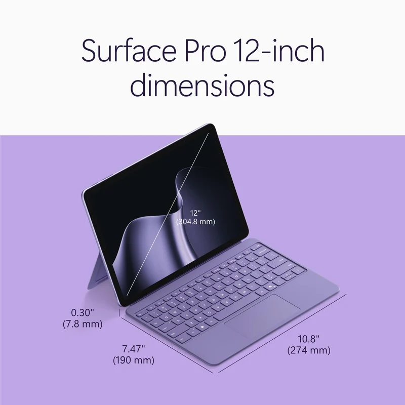 Microsoft Surface Pro 12-inch Snapdragon X2 Plus 256GB/16GB (Violet)