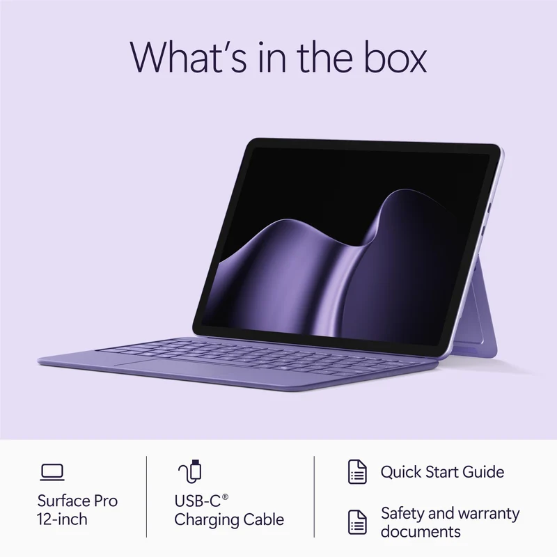 Microsoft Surface Pro 12-inch Snapdragon X2 Plus 256GB/16GB (Violet)