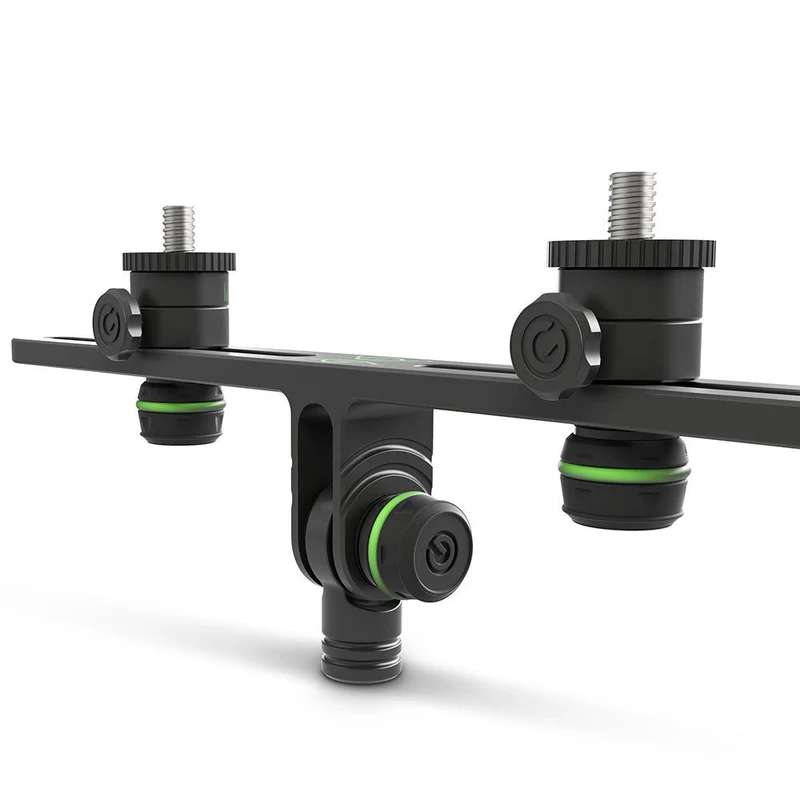 Gravity MSSTB01PRO 330mm Stereo Array Bar/Mount Stand For 2 Microphone Black