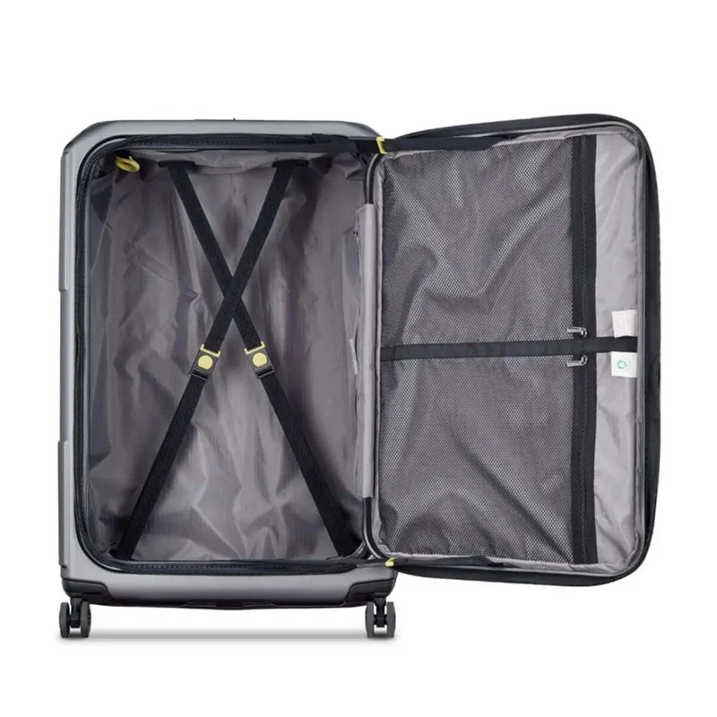 Delsey Securtime Zip 76 cm Top Opening 4-Wheel Expandable Suitcase - Anthracite