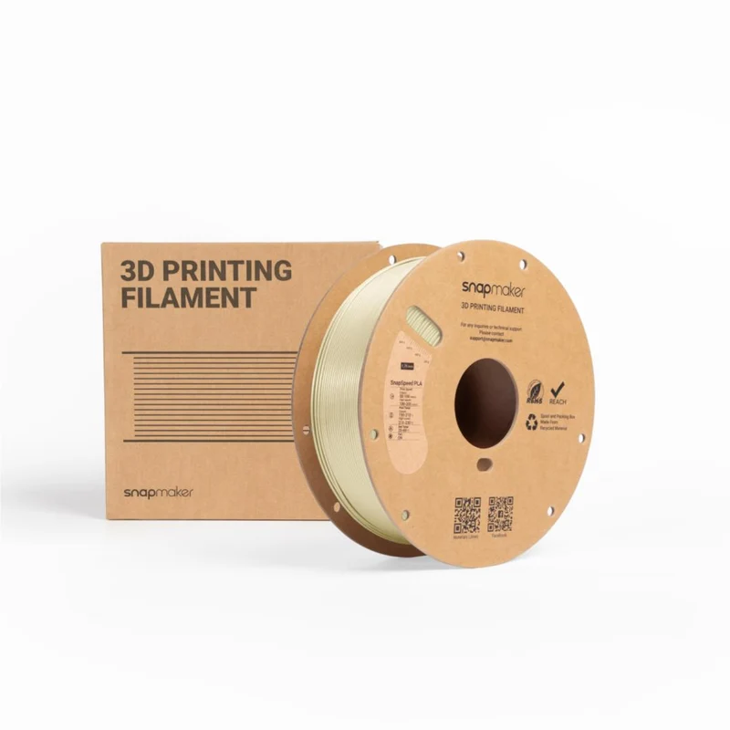 Snapmaker SnapSpeed PLA 3D Printer Filament With Spool (Cream) [1kg]