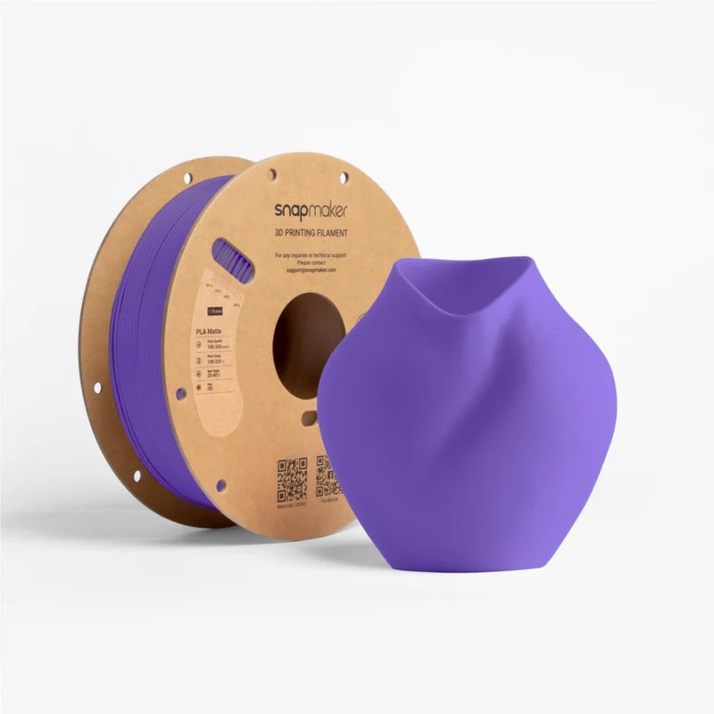 Snapmaker Matte PLA 3D Printer Filament With Spool (Violet Purple) [1kg]