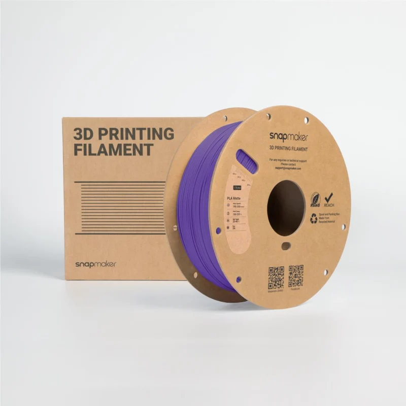 Snapmaker Matte PLA 3D Printer Filament With Spool (Violet Purple) [1kg]