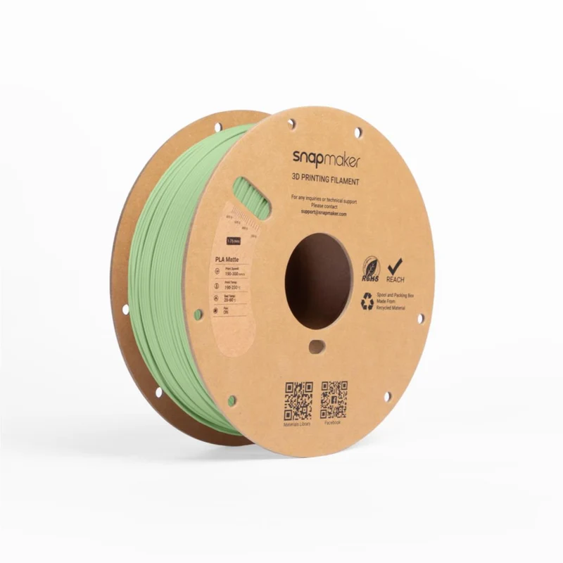Snapmaker SnapSpeed PLA 3D Printer Filament With Spool (Moss Mist) [1kg]