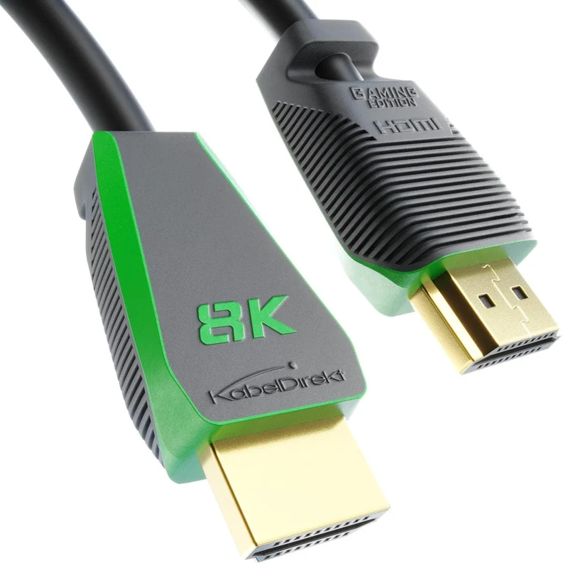KabelDirekt 8K Ultra High Speed HDMI 2.1 Kabel – Gaming Edition