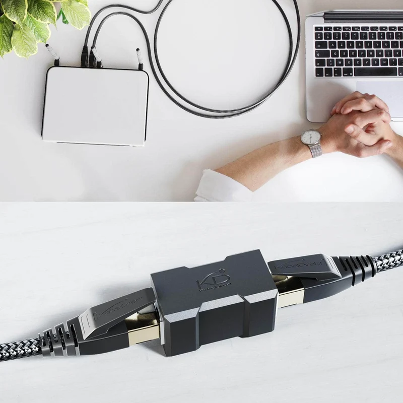 Cat 8 Netzwerkkabel mit FlexMesh-Braiding – 40 Gbit/s Ethernet, LAN & Patch Kabel