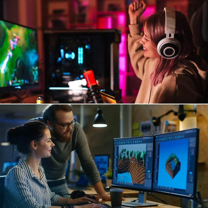 KabelDirekt 8K DisplayPort 2.0 Kabel - DP-Monitorkabel für Gaming-PC/Laptop