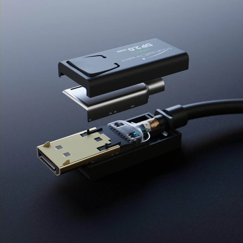 KabelDirekt 8K DisplayPort 2.0 Kabel - DP-Monitorkabel für Gaming-PC/Laptop
