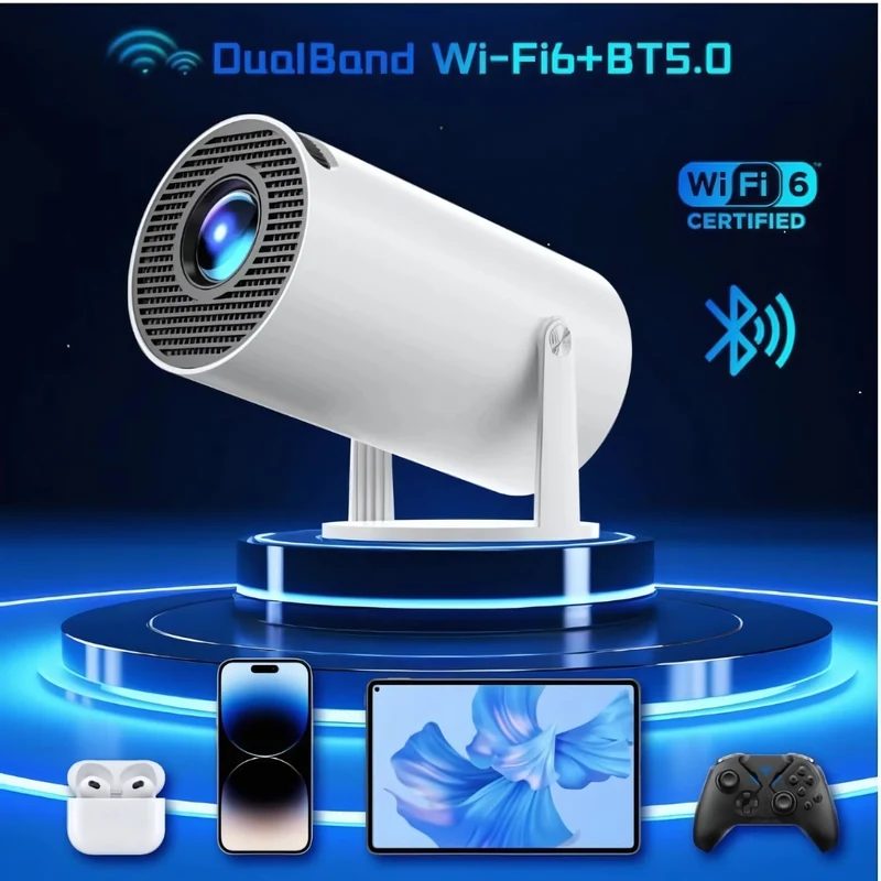 ProjectPro - WiFi Bluetooth 4K HD Mini Projektor