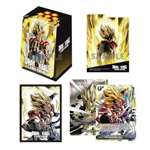 Bandai Dragon Ball Super Card Game Fusion World Official Card Case & Sleeves Set 3 Gogeta