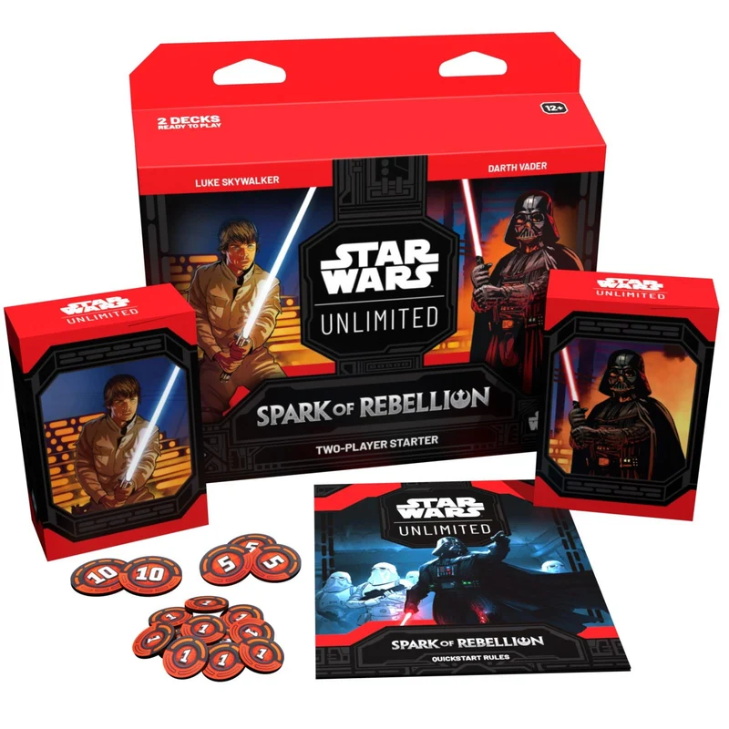 Star Wars Unlimited Trading Card Game - Spark Of Rebellion Two-Player Starter Pack