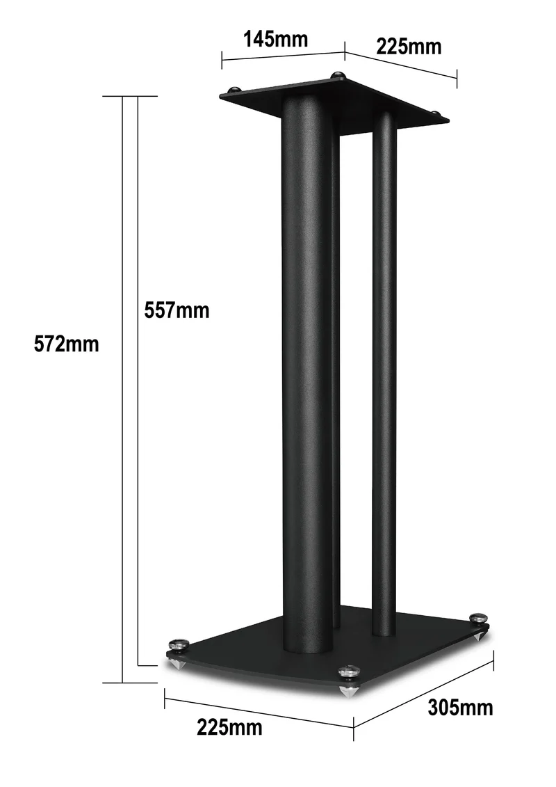 8Audio X-Stand 1 – Premium-Lautsprecherständer aus Edelstahl