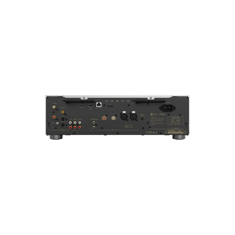Onkyo P-80 Netzwerk Stereo Vorverstärker – High-End HiFi Streaming DAC