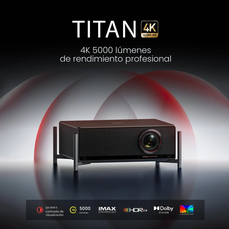 XGIMI Titan 4K Home Theater Dual Laser Projector 5000 ISO Lumens