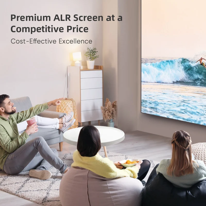 100 Inch NothingProjector PET Crystal Classic UST 85% ALR Projector Screen