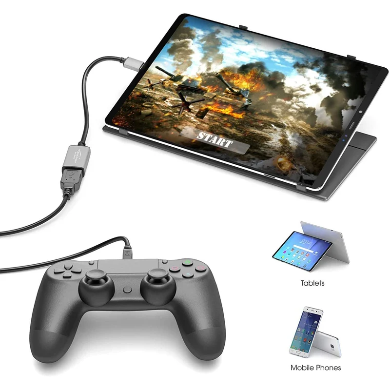USB-C OTG Adapter – Zum Anschließen von Smartphones, Tablets und Notebooks mit USB-C Anschluss