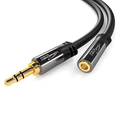 Klinken Verlängerung - 3,5mm Stecker > 3,5mm Buchse